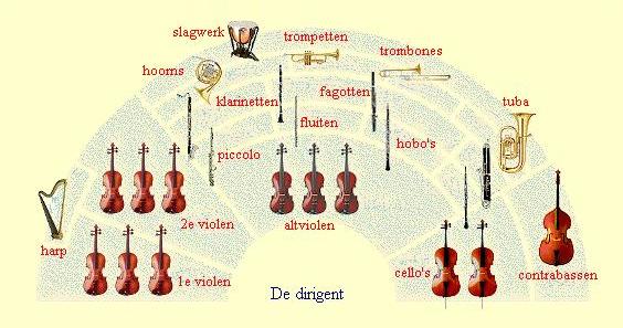 Ontevreden invoeren Weerkaatsing Symfonie---orkest Muziekinstrumenten Muziekles.nl